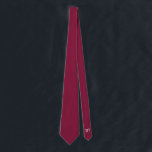 Col cravate personnalisé Merlot pour marié<br><div class="desc">Si vous cherchez une cravate de mariage à la fois moderne et minimaliste, notre modèle de cravate Merlot est le choix idéal 2023 - Le dos de la cravate est personnalisé avec les initiales du marié ou des garçons d'honneur, vous pouvez supprimer ceci si vous voulez simplement une cravate unie...</div>