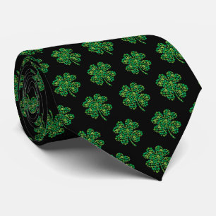 Col cravate St. Patrick's Clover pour hommes