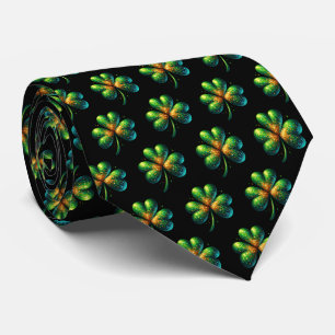 Col cravate St. Patrick's Clover pour hommes