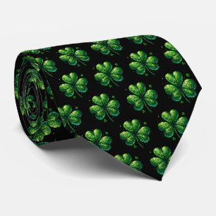 Col cravate St. Patrick's Clover pour hommes