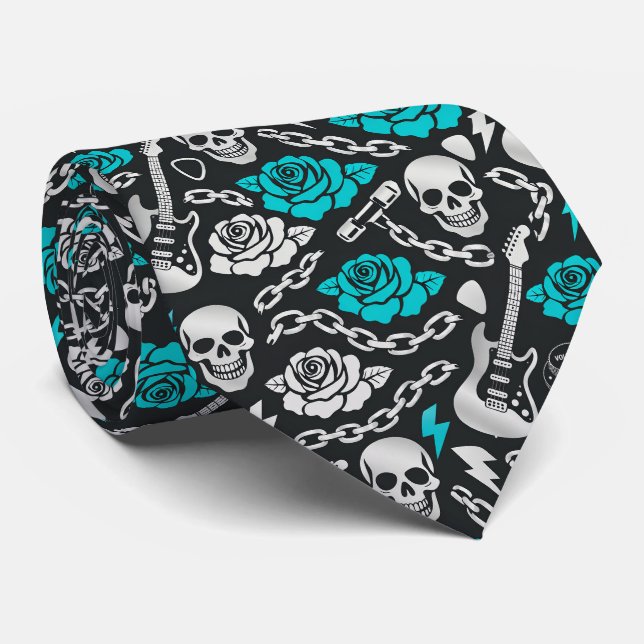 Col cravate Teal Rose Rockwave (Roulé)