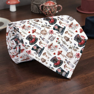 Col cravate Wonderland motif classique