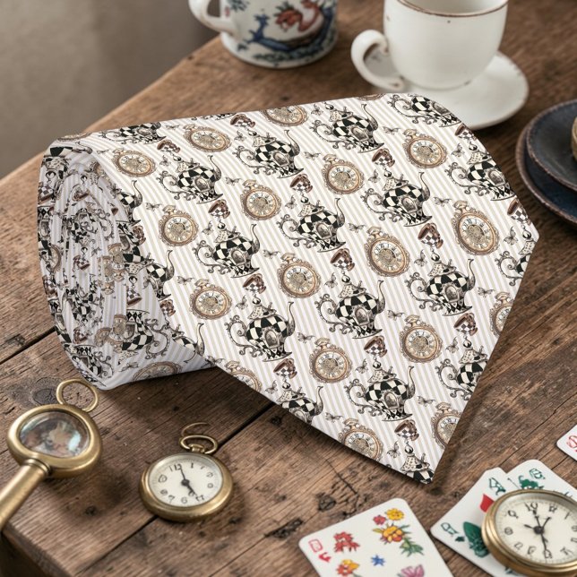 Col cravate Wonderland motif classique (Créateur téléchargé)