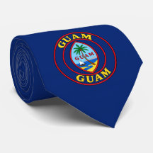 Col de cravate de Guam, cravate de Guam élégante.