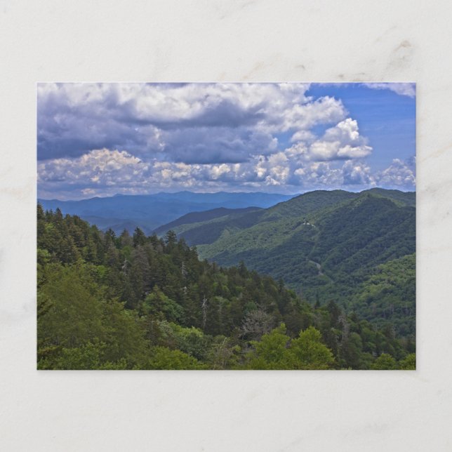 Col de Newfound, carte postale des Great Smoky Mou (Devant)