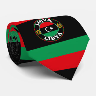 Col Libye Cravate, Élégante Cravate Drapeau Libyen