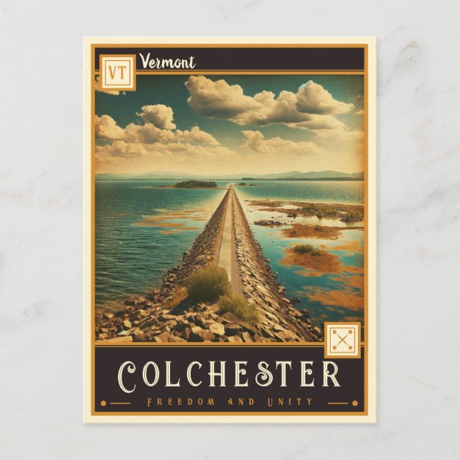 Colchester, Vermont | Carte postale ancienne (Devant)