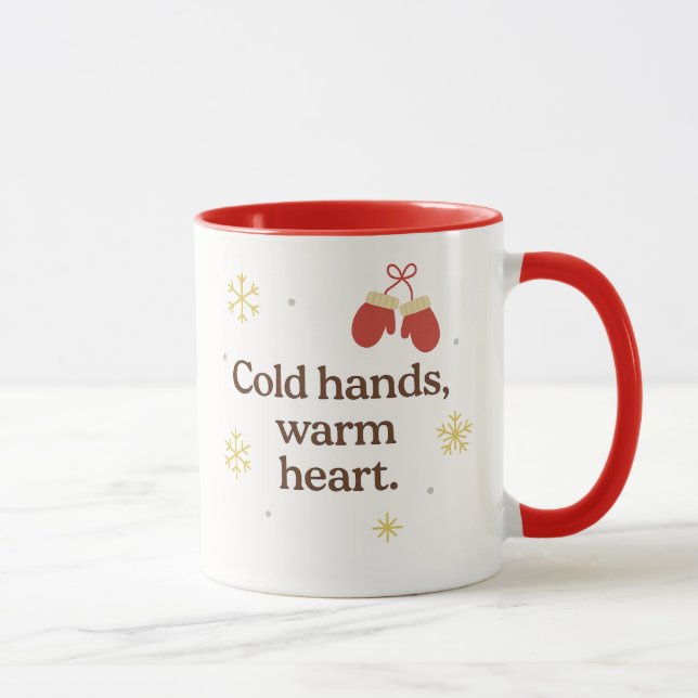 Cold Hands, Warm Heart | Cozy Winter Mug (Droite)