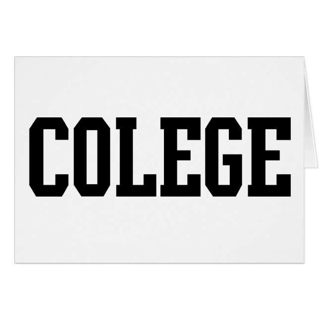 Colege a mal épelé l'université (Devant horizontal)