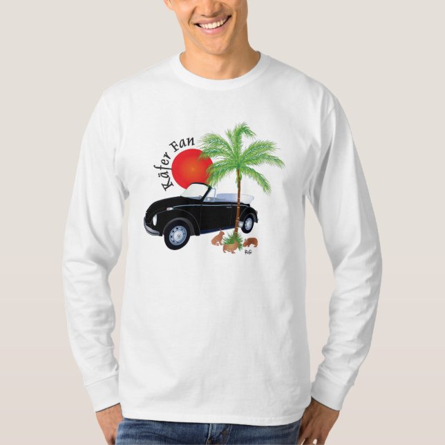 Coléoptère Cabriolet 1972 T-Shirt (Devant)