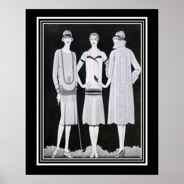 Coles Phillips Art Déco Mode Imprimer 16x20 (Devant)