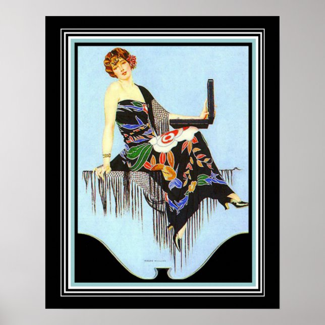 Coles Phillips Art Déco Mode Imprimer 16x20 (Devant)
