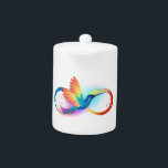 Colibri arc-en-ciel avec symbole Infinity<br><div class="desc">Beau tatouage à débordement avec colibri arc-en-ciel. Arc-en-ciel.</div>