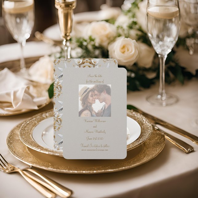 Colibri Blanc Sauver La Date (Créateur téléchargé)