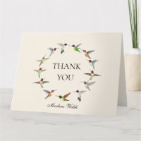 Colibri de l'Amérique du Nord Merci voiture