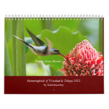 Colibri de Trinité-et-Tobago Calendrier 2022