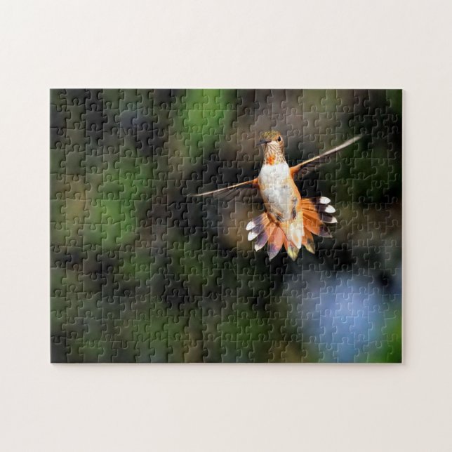 Colibri en vol Jigsaw Puzzle (Horizontal)