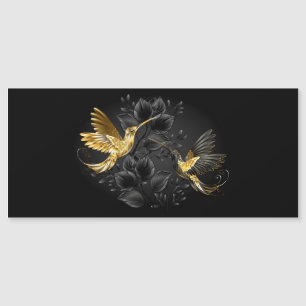 Colibri noir et or