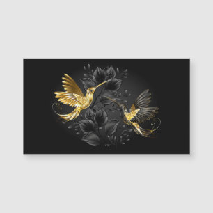Colibri noir et or