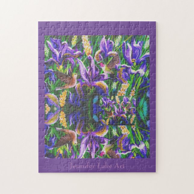 Colibri Purple Puzzle (Vertical)