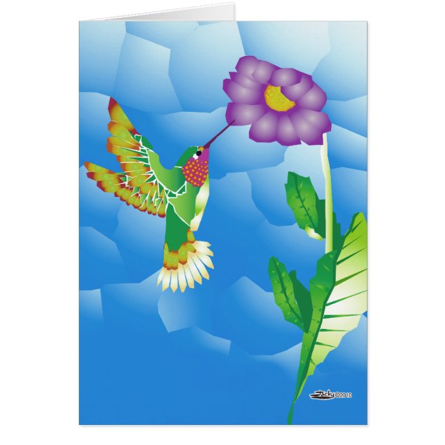 Colibri : stylisé (Devant)