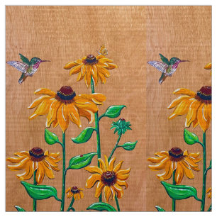 Colibris et tissu marais