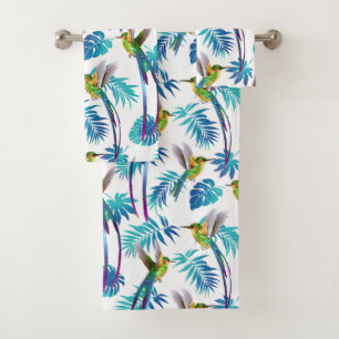 Colibris Verts Tropicaux 