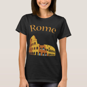 Colisée de Rome Italie T-Shirt de voyage Rétro
