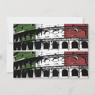 Colisée romaine contemporaine 2x6 Cartes personnal