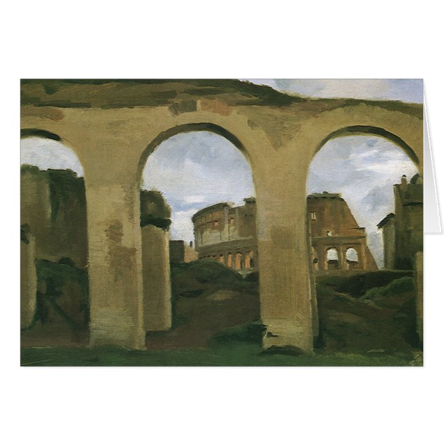 Colisée vu à travers les arcades à Rome, Italie (Devant horizontal)