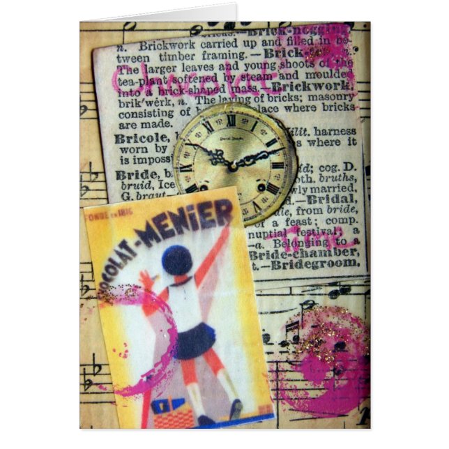 Collage au moment du chocolat (Devant)