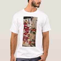 Collage aux lèvres rouges | T-Shirt d'art pop auda