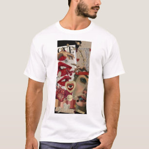 Collage aux lèvres rouges   T-Shirt d'art pop auda