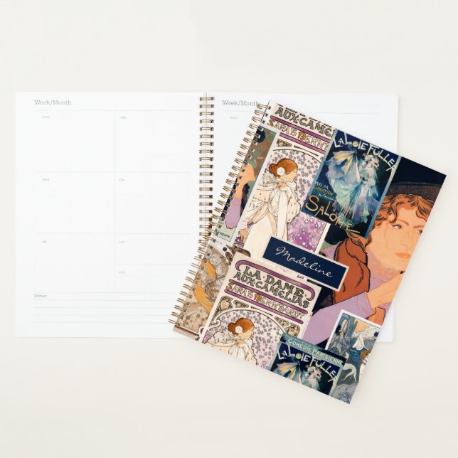 Collage d'art Poster vintage français personnalisé (Devant avec enveloppe)