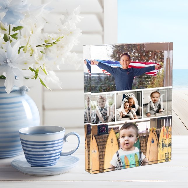 Collage de 5 photos pour bloc photo Maman (Créateur téléchargé)