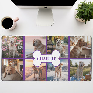 Collage de 8 photos personnalisées Os de Chien Ani