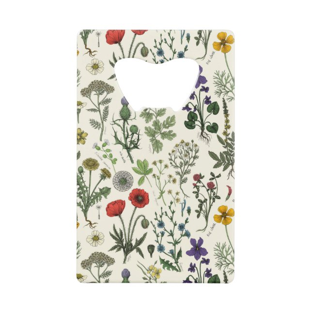 Collage de fleurs sauvages (Devant)