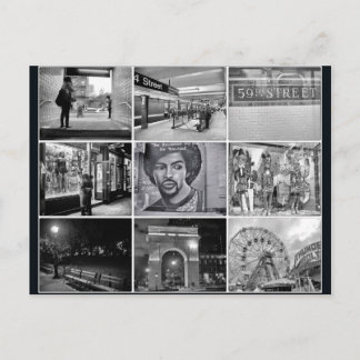Collage de la carte postale de New York