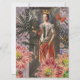 Collage de la déesse céleste Vierge : Céleste vint