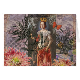 Collage de la déesse céleste Vierge : Céleste vint