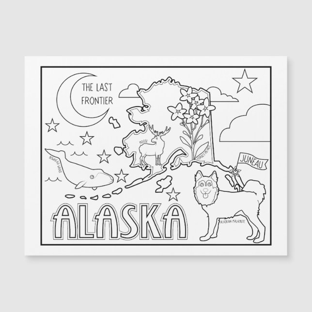 collage de l'état de l'alaska (Devant)