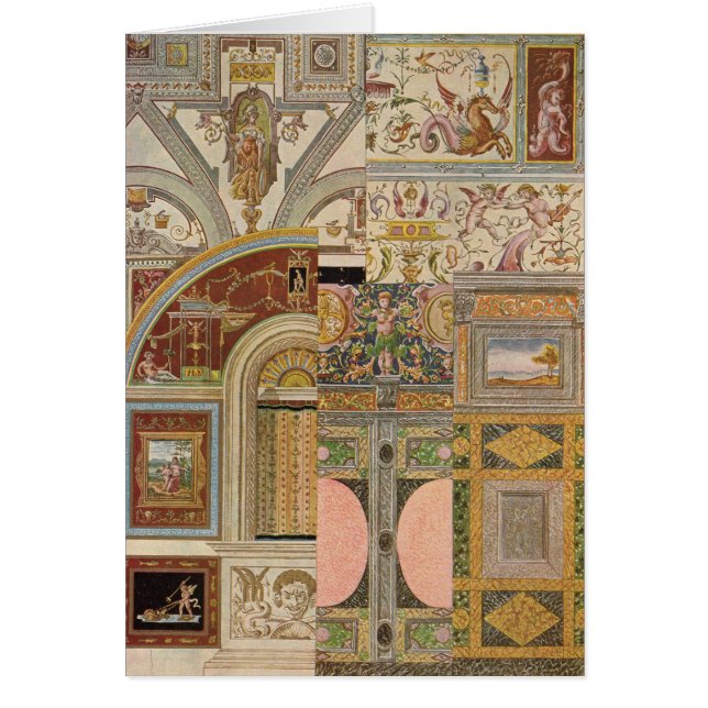 collage de motifs italiens baroques (Devant)