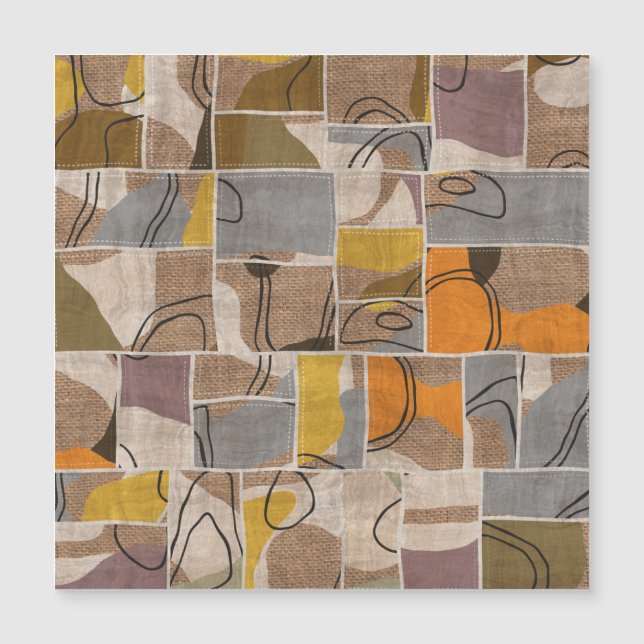 Collage de patchwork, motif de mixage de courtepoi (Devant)