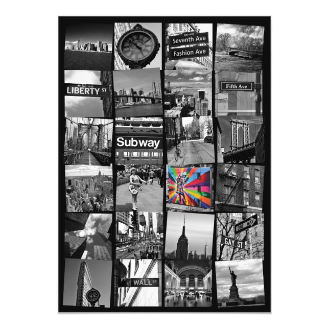 Collage de photographies de la ville de New York (Devant)