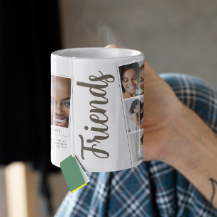 Collage de photos d'amis Mug d'ami