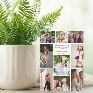 Collage de photos d'amis personnalisé Carte de cit