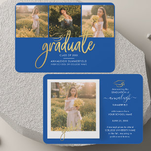 Collage de photos de fin d'études 2024 Grad Faire-