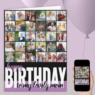 Collage de photos de maman 31 photos Carte Joyeux
