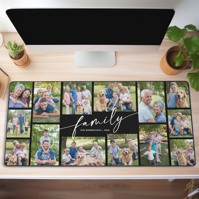 Collage de photos personnalisé moderne 14 Famille  (Créateur téléchargé)