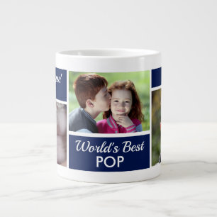 Collage de photos pop géant de la meilleure tasse